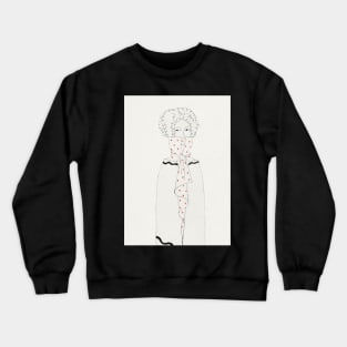 Les Gorgerettes -  fashion plate Crewneck Sweatshirt